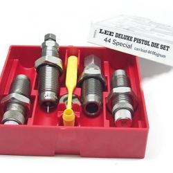 LEE DELUXE PISTOL DIES - 4 OUTILS CARBURE - Calibre 44 SPECIAL / 44 MAGNUM