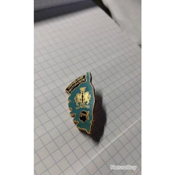 Pin's Corse Ajaccio orphelinat mutualiste zamac Beraudy ref 2327bc