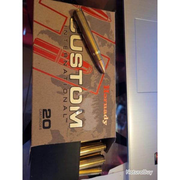 A vendre  Hornady 9.3 x 62  Custom International 18.5g 286gr Interlock SP Prix pour 1 Boite