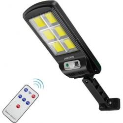 Lampe Lumière Solaire Extérieure 800W 6COB Détecteur de Mouvement 3 Modes IP65