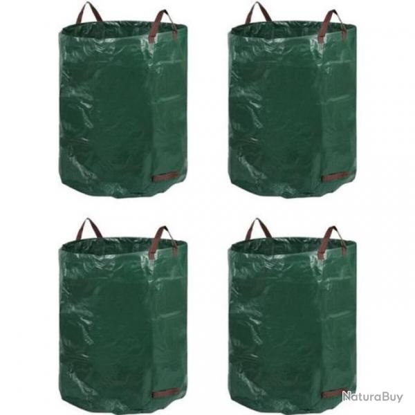 Sacs  Dchets Jardin Vgtaux Feuilles 4 Pices Grand sac 272 L + poignes