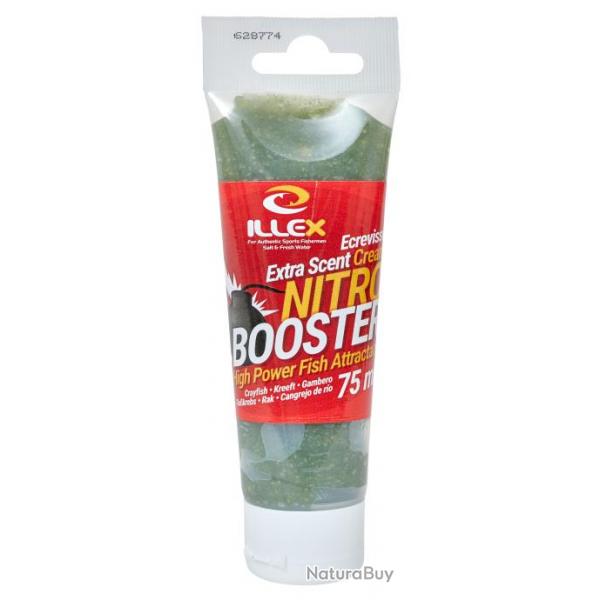 Attractant Illex Nitro Booster Crawfish Cream Green 75Ml