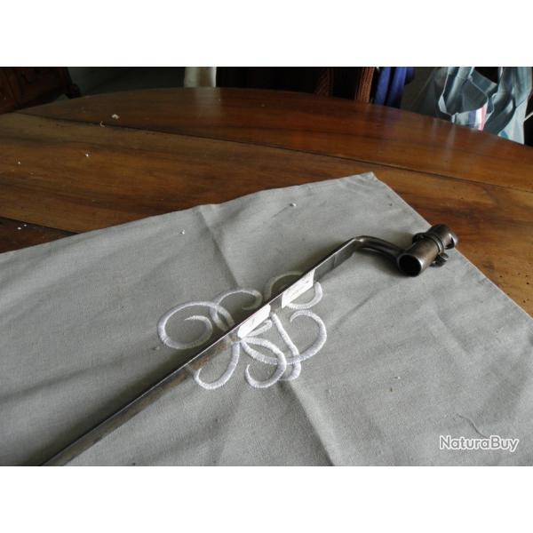 N 9  baonnette Franaise  douille modle 1822