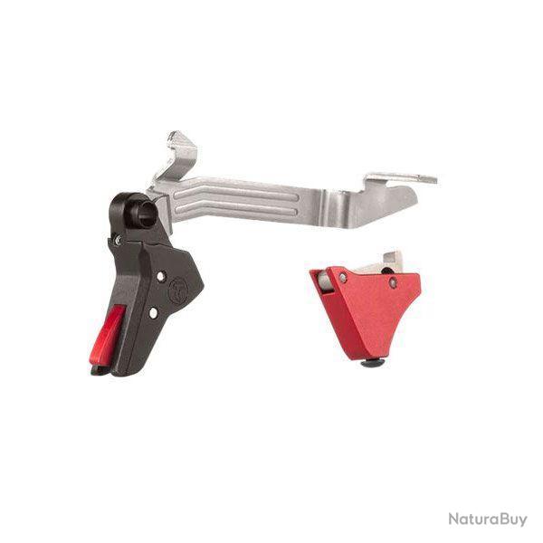 TRIGGER ALPHA COMPETITION 3LBS GLOCK GEN5 TIMNEY TRIGGER SHOE RED