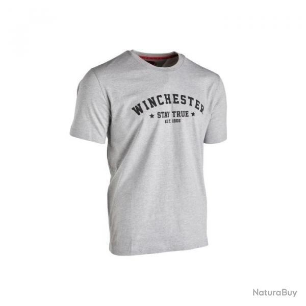 Tee shirt Winchester Rockdale Gris chin S Gris chin
