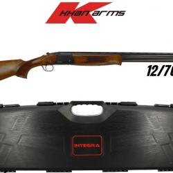 PROMOTION ! Fusil superposé KHAN ARMS modèle INTEGRA LIGHT II - Calibre 12/76 - 71cm