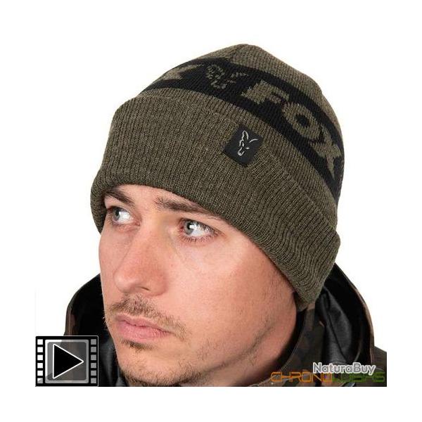 Bonnet Fox Collection Beanie Green/Black