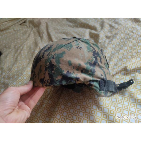 Rplique casque Mich + cover MARPAT