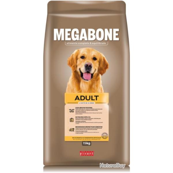 SAC DE CROQUETTES POUR  CHIENS ADULTES 24/10 en 15KGS DE LA MARQUE PICART