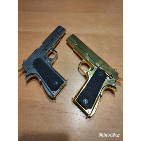 Duo 1911's gold and silver