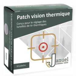 Patchs vision thermique pour réglage de lunette de tir