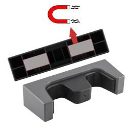 Support pour armes deux places type rack magnétique