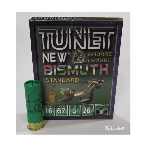 boite 10 cartouches calibre 16/67 Tunet Bismuth n 5 BG