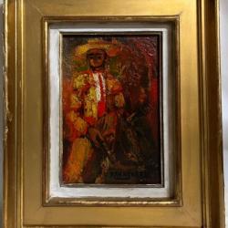 Jean Navarre le torero huile sur toile