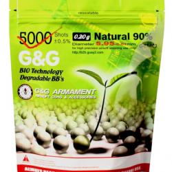 G&G BILLES BIO 0.20G BLANCHES EN SACHET DE 1KG