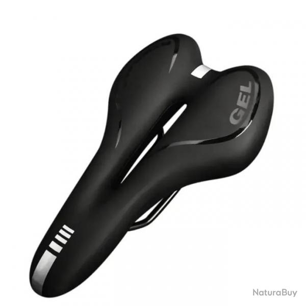 Selle Confort Gel Coussin de VTT Vlo Bicyclette montage Route Etanche Noir