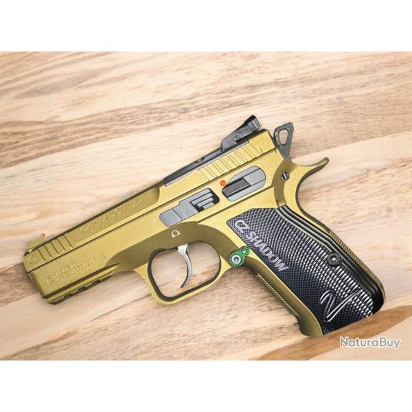 PISTOLET CZ shadow 2 compact or optic ready Burnt Bronze Cerakote