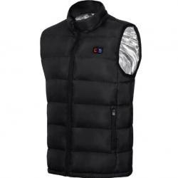 GILET CHAUFFANT noir ou bleu (au choix) sans manche 9 Zones Chauffantes  USB.....