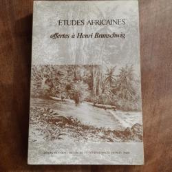 Études africaines offertes à Henri Brunschwig