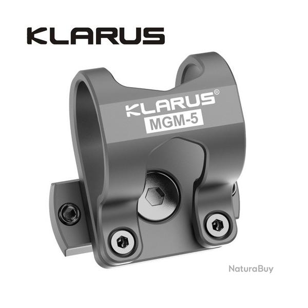 Support de casque Klarus MGM5 pour lampe XT1C PRO - systme de fixation rails ARC