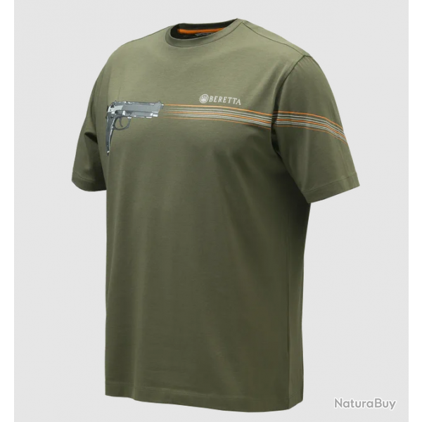 Vente Flash ! T shirt Beretta 92 Vert