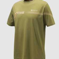 Vente Flash ! T shirt Beretta 92 Beige