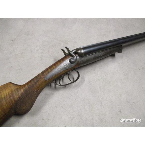 A NE PAS RATER DANS CET ETAT! Fusil HUSQVARNA 1877, Cal 16  chiens,  1 euro sans prix de rserve!