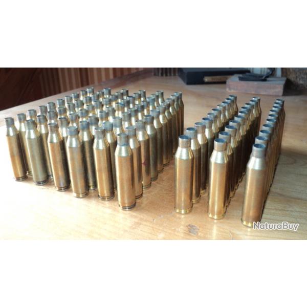 Lot de 90 Douilles vides calibre 243 WINCHESTER