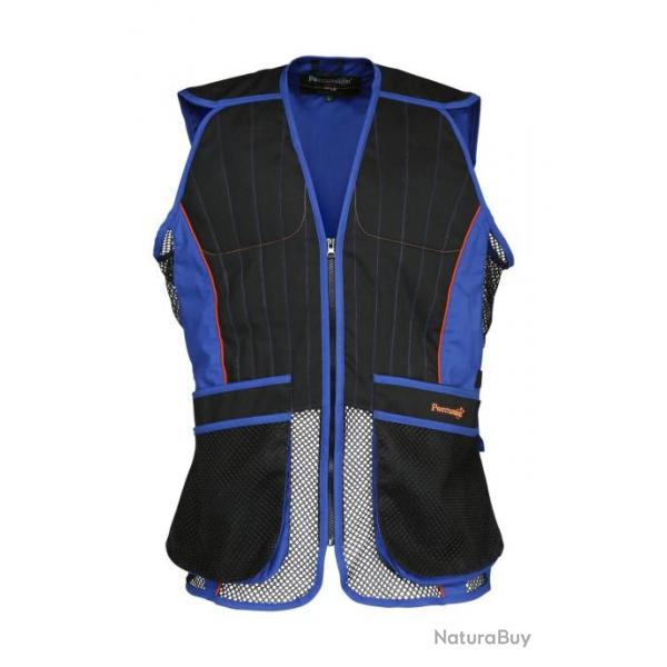 Gilet de Ball-Trap Percussion M Noir/Orange