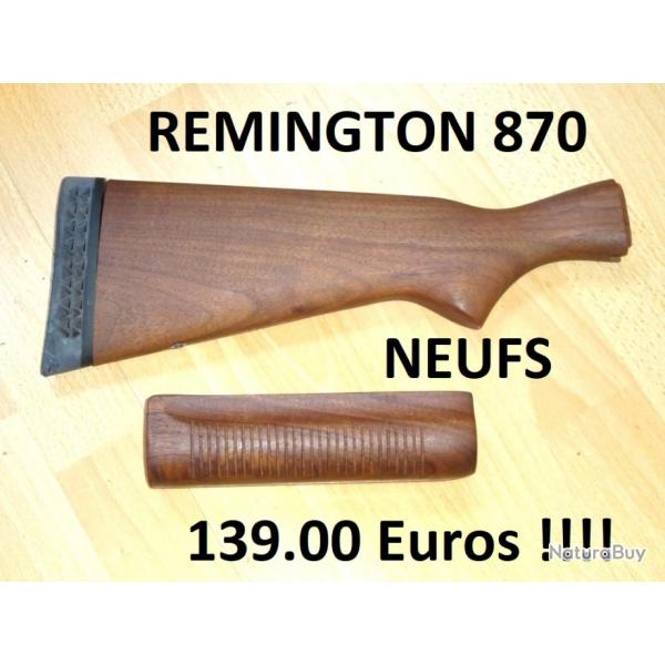 crosse NEUVE + devant fusil REMINGTON 870 (bois modle POLICE) - VENDU PAR JEPERCUTE (b12130)