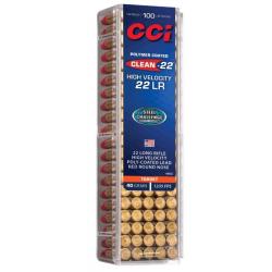 Munitions CCI cal.22lr clean-22 high velocity 40gr par 100