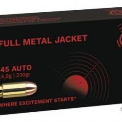 CARTOUCHES GECO CAL 45 ACP FMJ 230GR X50