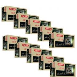 Lot de 10 boîtes de 50 cartouches Norma Eco Speed 24gr - calibre 22 LR - Braderie Automne