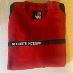 Pull Sécurité incendie. Taille M