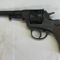 AR - Revolver Nagant Douane Belge 1878/86 phosphaté cal. 9 mm