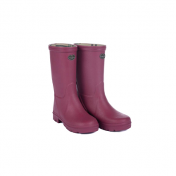 Bottes pour enfants Le Chameau - Doublées jersey - 24 / Rose