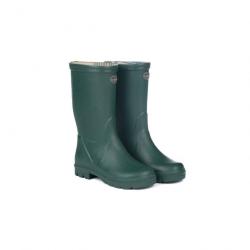 Bottes pour enfants Le Chameau - Doublées jersey - 25 / Vert foncé