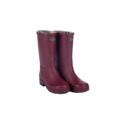 Bottes pour enfants Le Chameau - Doublées jersey - 25 / Rouge