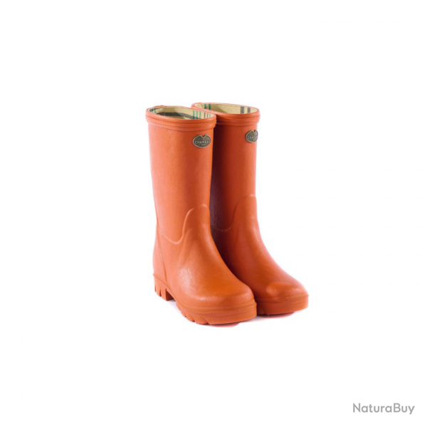 Bottes pour enfants Le Chameau - Doubles jersey - 24 / Orange fonc