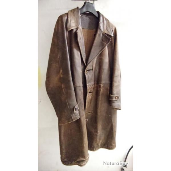 Veste Trois-quarts en cuir de confection civile WW2