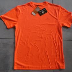 TEE SHIRT  ORANGE FLUO