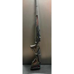 Carabine Blaser K 95 Ultimate Carbone Glossy Cuir Custom Canon 270 Win Fluté/Fileté