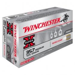 Munitions Winchester 357mag winclean jsp 125gr par 50