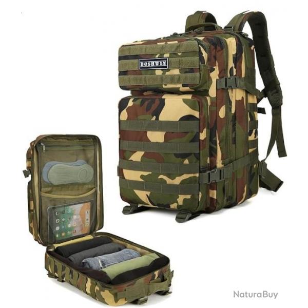 Sac  Dos Militaire Tactique Arme Molle 40L Camping Pche Chasse Randonne Trekking Fort