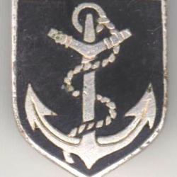 Gendarmerie Maritime. T2. ancre Marel d'argent, fond noir, sans plateau ni écrou. SM.2275.