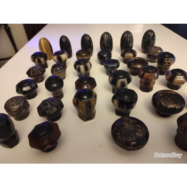 Pommeaux de cannes ou d ombrelles