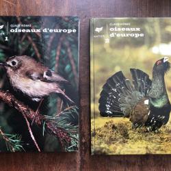 Oiseaux d'Europe tomes 1 & 2, Claus König, Hatier