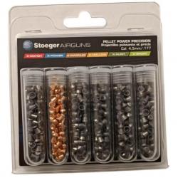 Pack Découverte Stoeger 6 Variétes de Plombs 4.5mm - Braderie Automne