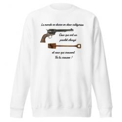 SWEATSHIRT LE MONDE SE DIVISE EN DEUX CATEGORIES - Le Bon La Brute Le Truand