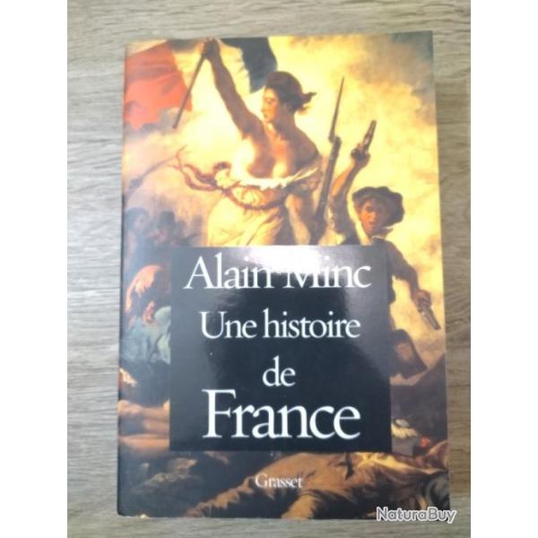 Livre une histoire de France d'Alain Minc